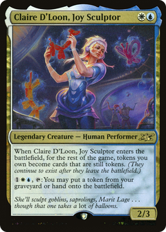 Claire D'Loon, Joy Sculptor (Galaxy Foil) [Unfinity]-1