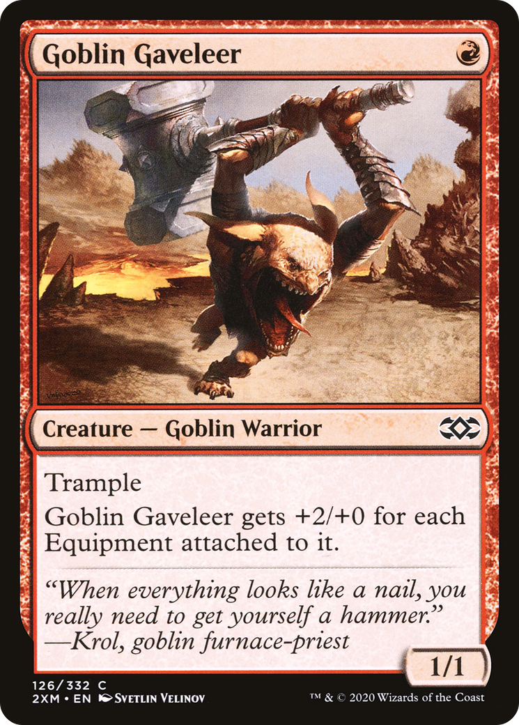 Goblin Gaveleer [Double Masters]-1