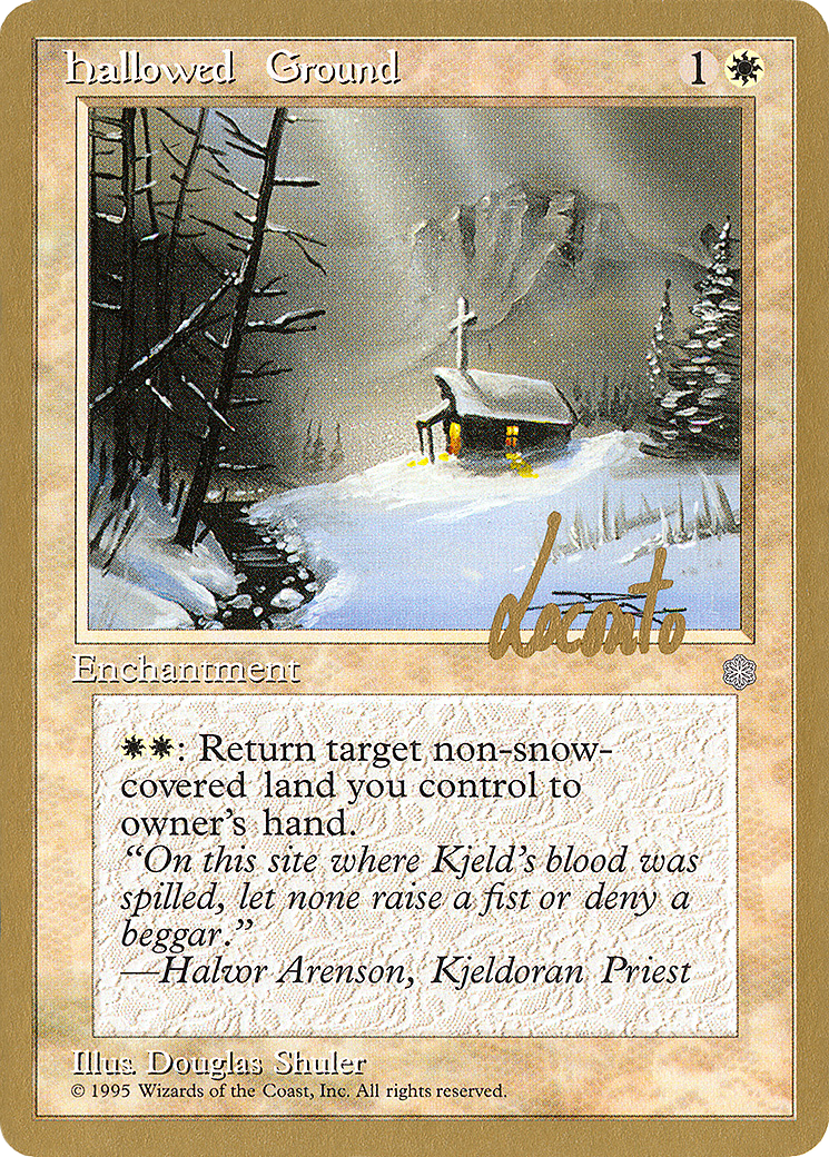 Hallowed Ground (Michael Loconto) [Pro Tour Collector Set]-1