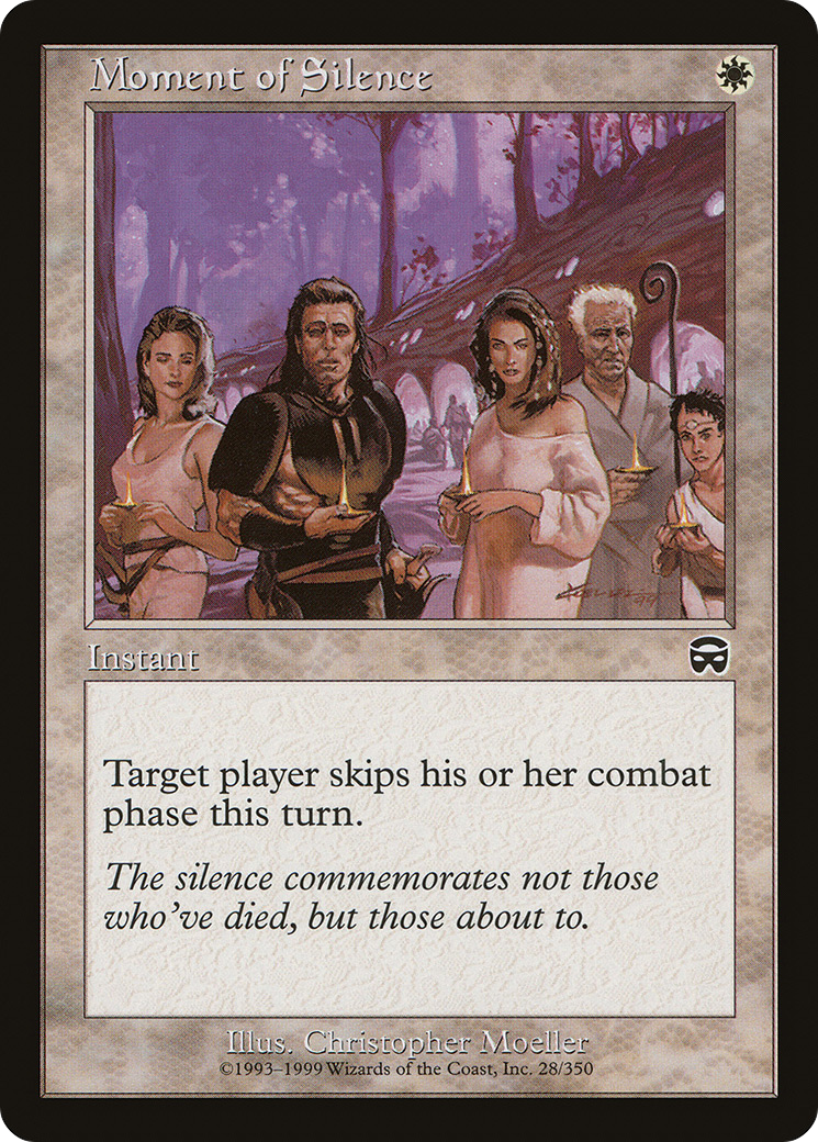 Moment of Silence [Mercadian Masques]-1