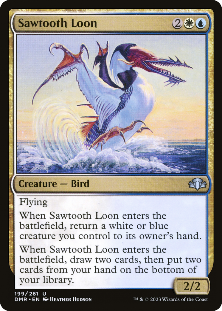 Sawtooth Loon [Dominaria Remastered]-1