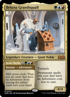 Beluna Grandsquall // Seek Thrills [Wilds of Eldraine]-1