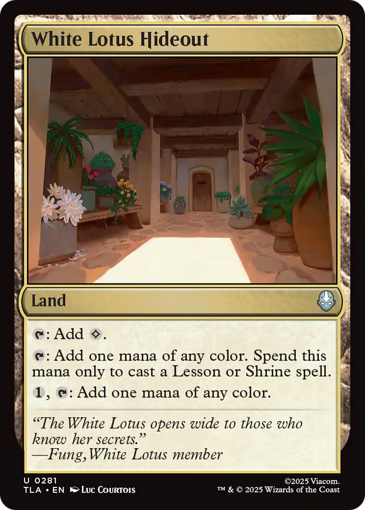 White Lotus Hideout [Avatar: The Last Airbender]-1