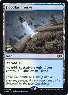 Floodfarm Verge [Duskmourn: House of Horror Prerelease Promos]-1