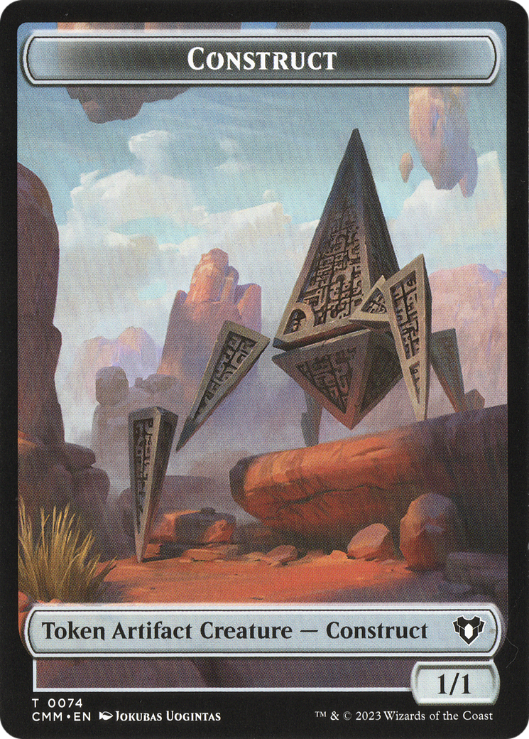 Construct (TCMM-074) - Commander Masters Tokens-1