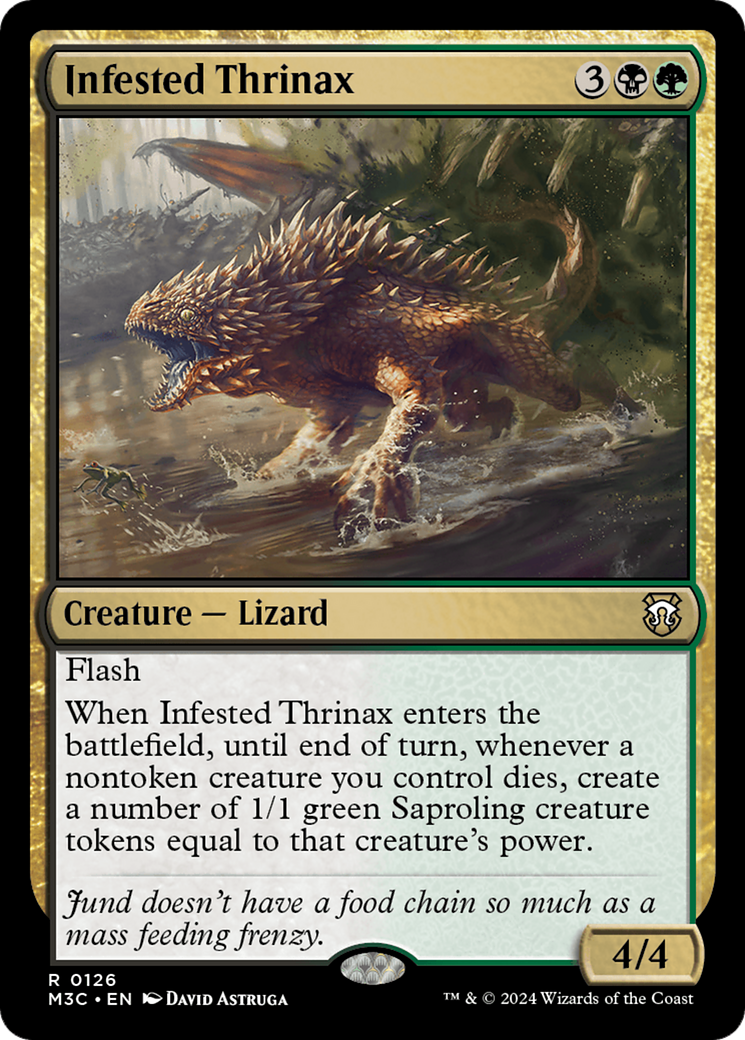 Infested Thrinax [Modern Horizons 3 Commander]-1