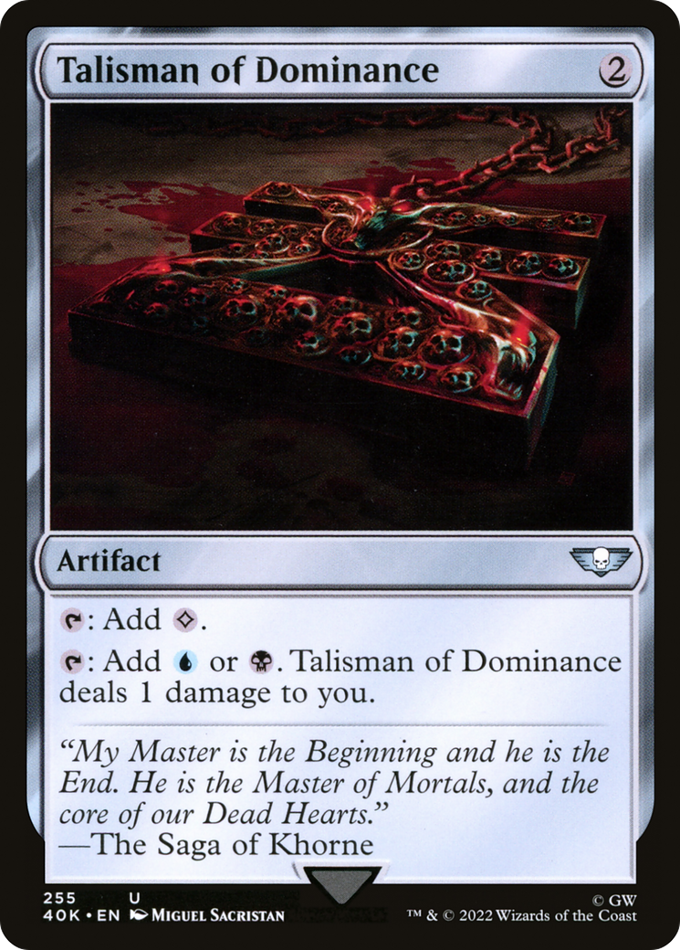 Talisman of Dominance (255) [Warhammer 40,000]-1