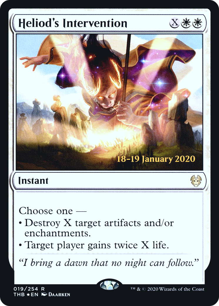 Heliod's Intervention [Theros Beyond Death Prerelease Promos]-1