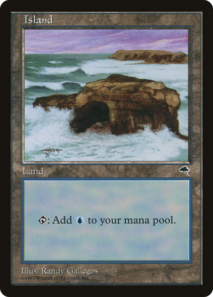 Island (Signature on Left) [Tempest]-1