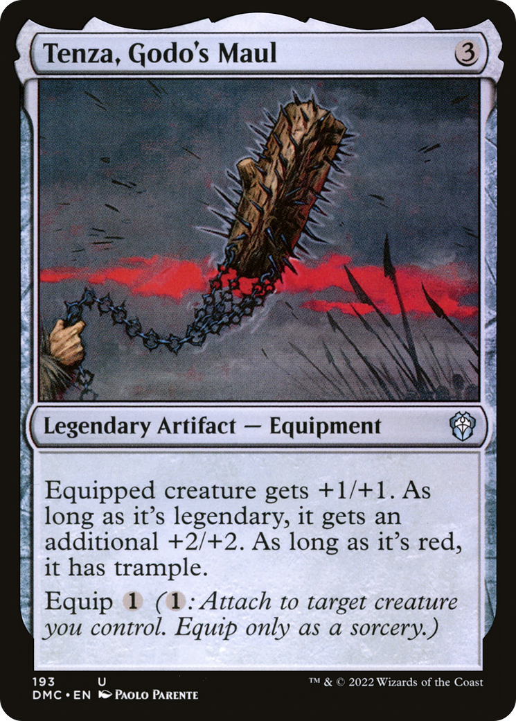 Tenza, Godo's Maul [Dominaria United Commander]-1