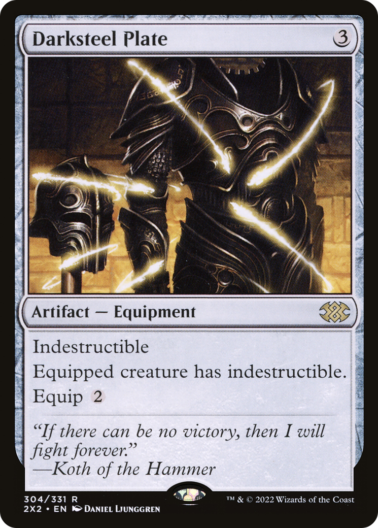 Darksteel Plate [Double Masters 2022]-1
