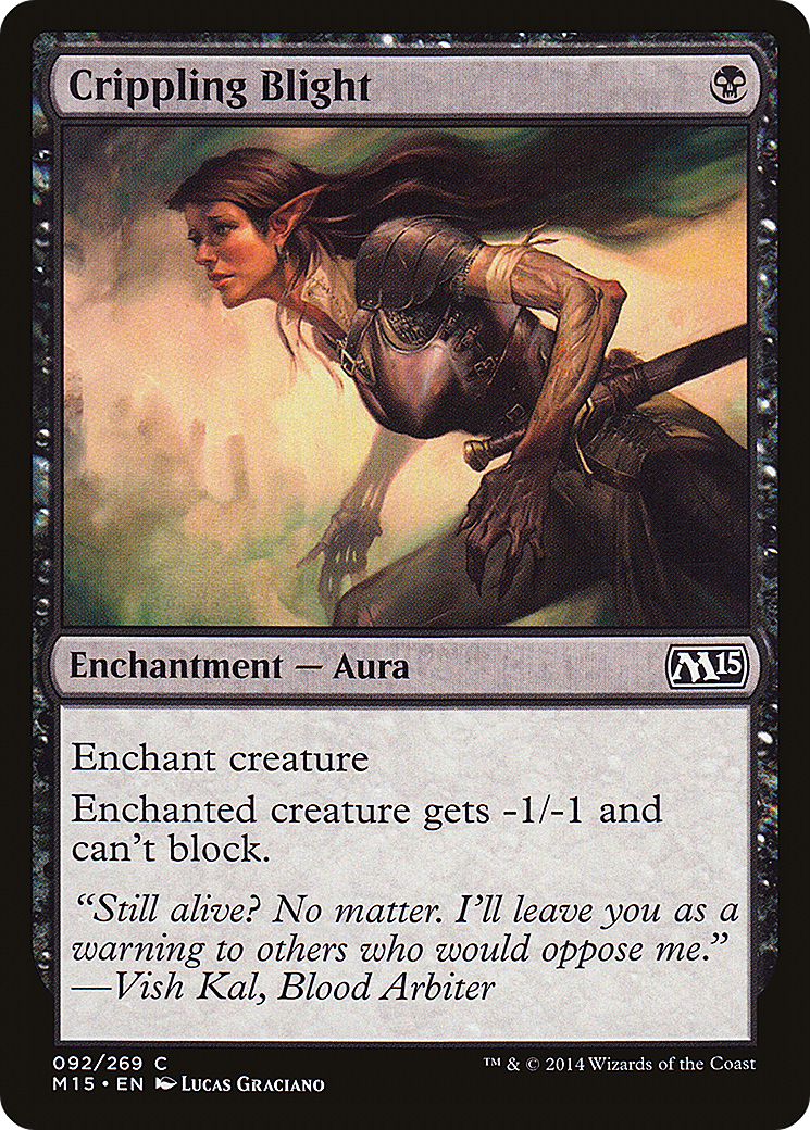 Crippling Blight [Magic 2015]-1