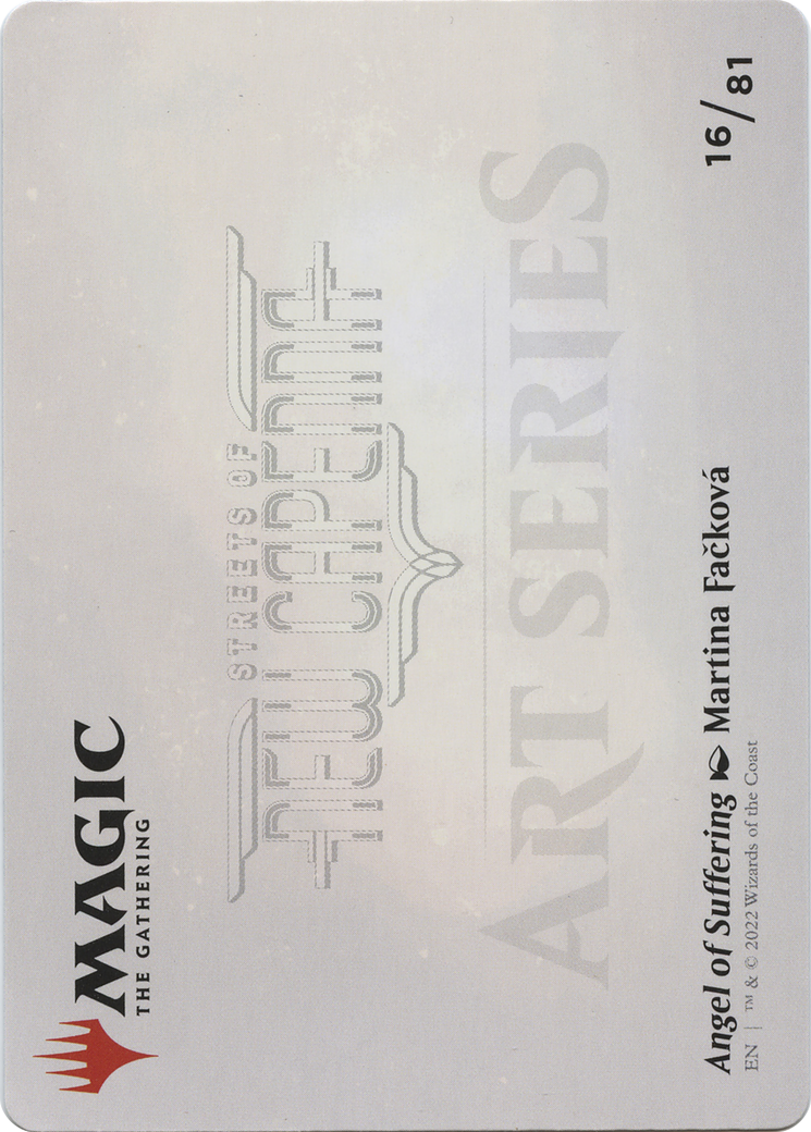 Angel of Suffering // Angel of Suffering (ASNC-016) - New Capenna Art Series (Borderless)-2