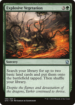 Explosive Vegetation [Dragons of Tarkir]-1