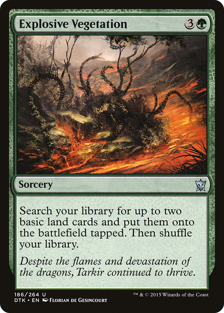 Explosive Vegetation [Dragons of Tarkir]-1