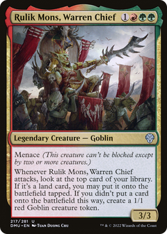 Rulik Mons, Warren Chief [Dominaria United]-1