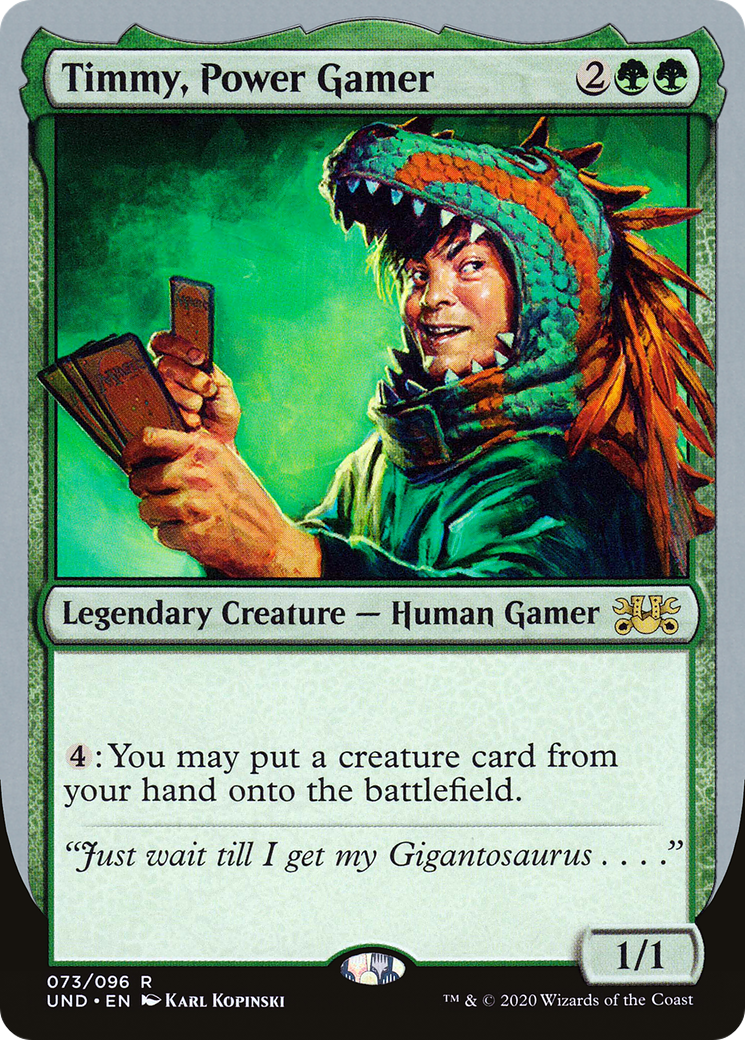 Timmy, Power Gamer [Unsanctioned]-1