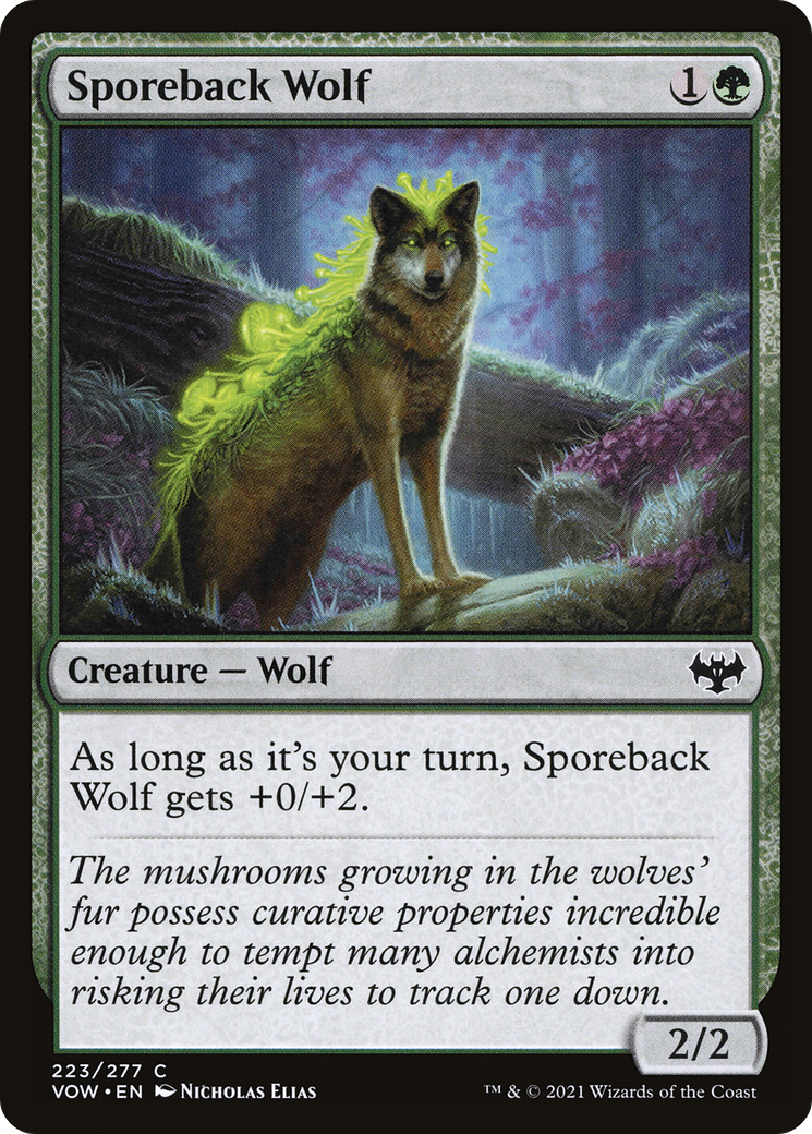 Sporeback Wolf [Innistrad: Crimson Vow]-1