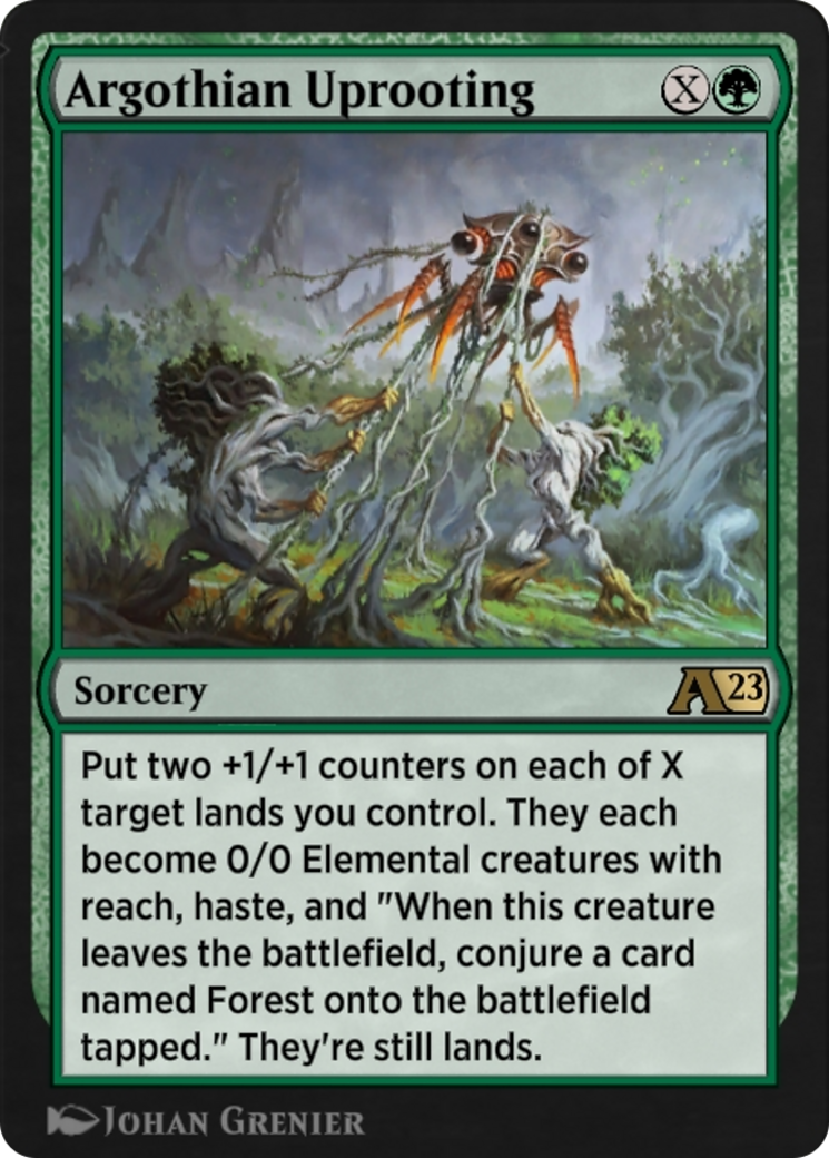 Argothian Uprooting (YBRO-012) - Alchemy: The Brothers' War-1