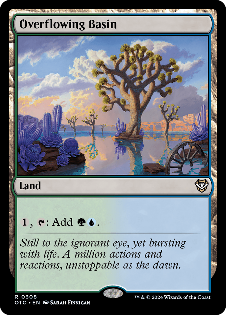 Overflowing Basin [Outlaws of Thunder Junction Commander]-1