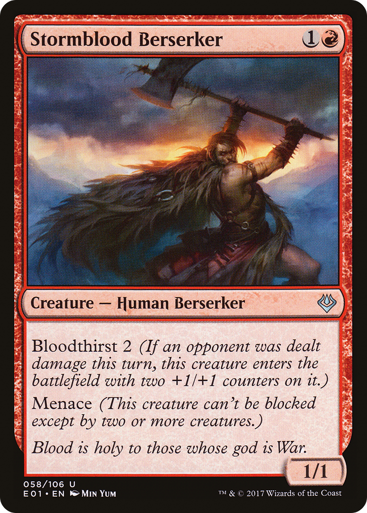 Stormblood Berserker [Archenemy: Nicol Bolas]-1
