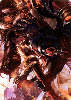 Upriser Renegade // Upriser Renegade (ANEO-065) - Neon Dynasty Art Series (Borderless) Foil-3