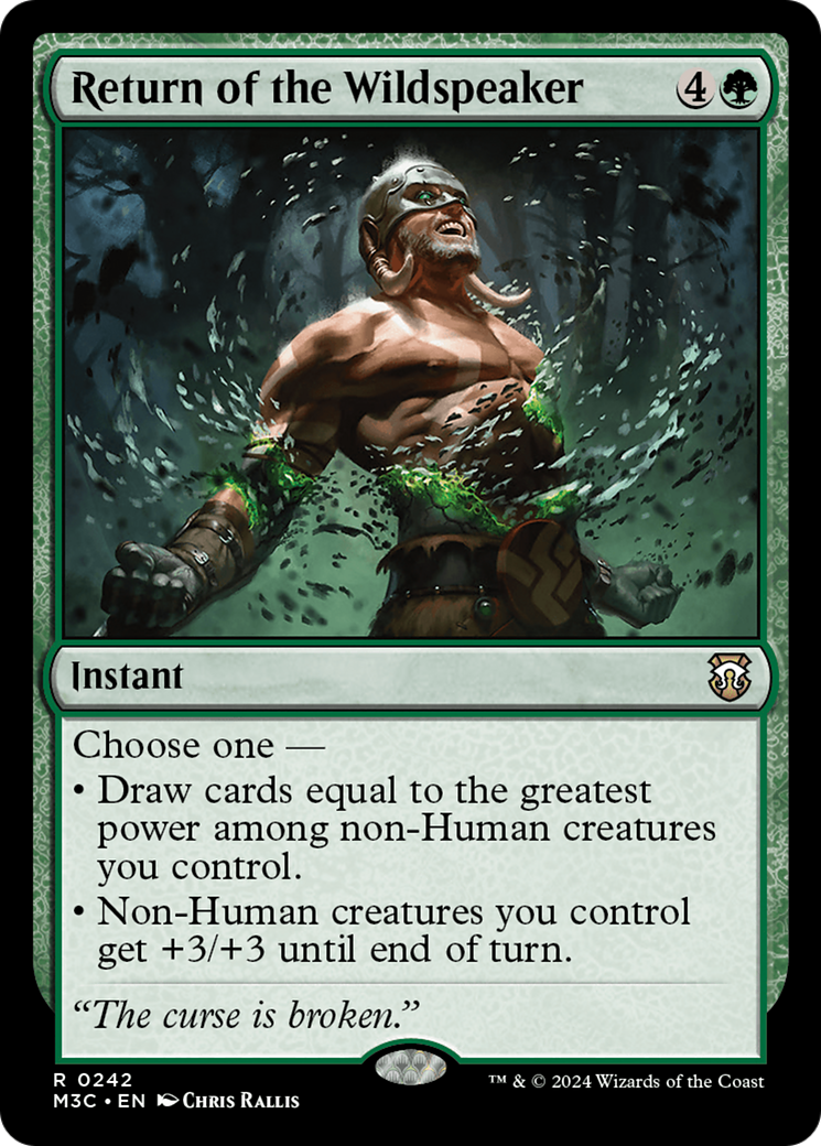 Return of the Wildspeaker [Modern Horizons 3 Commander]-1