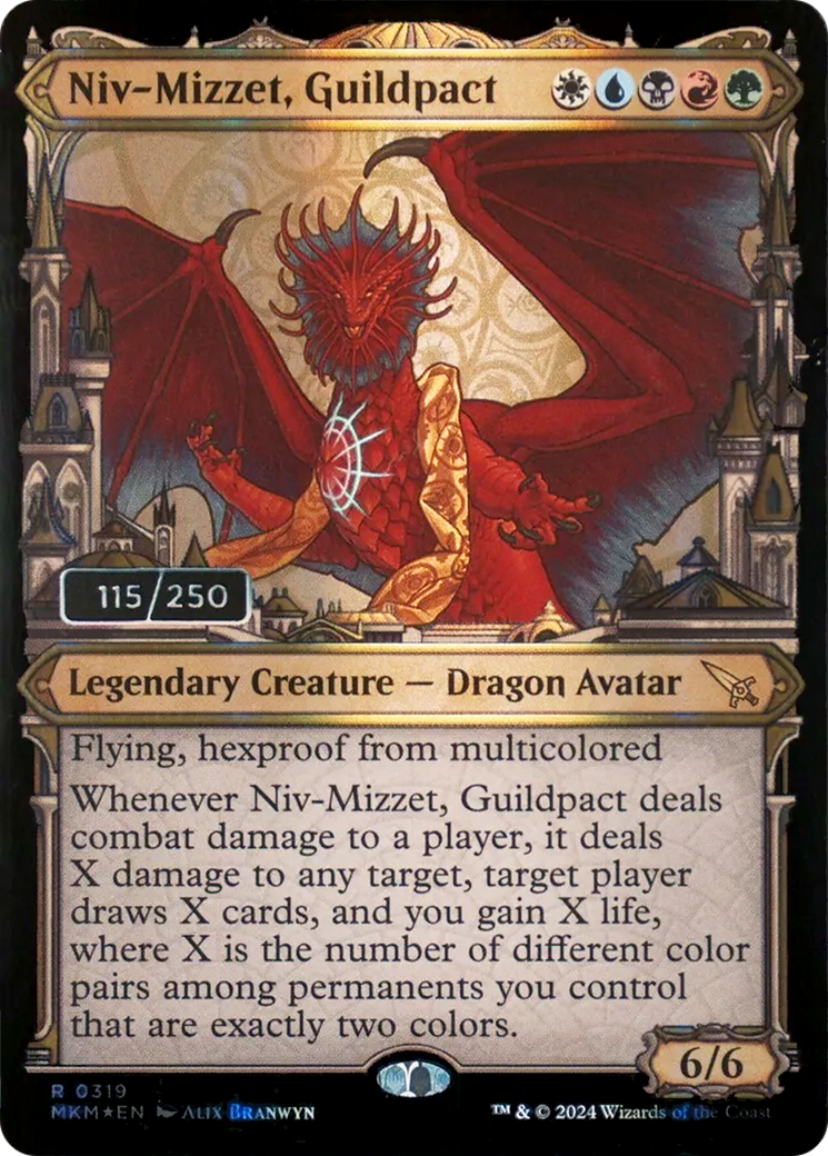 Niv-Mizzet, Guildpact (Serialized) [Murders at Karlov Manor]-1