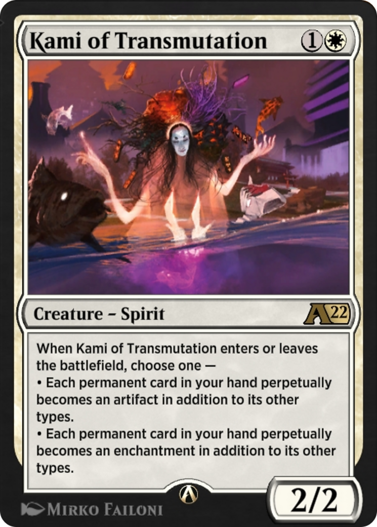 Kami of Transmutation (YNEO-003) - Alchemy: Kamigawa-1