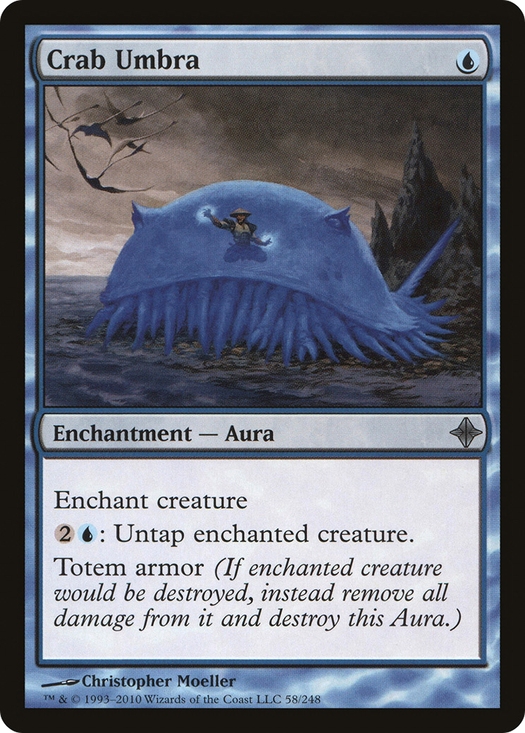Crab Umbra [Rise of the Eldrazi]-1