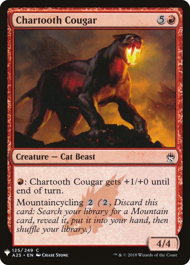 Chartooth Cougar [Mystery Booster]-1