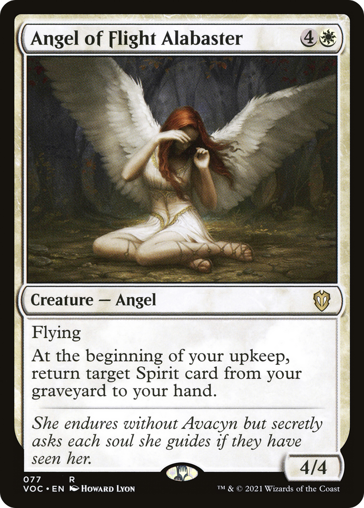 Angel of Flight Alabaster [Innistrad: Crimson Vow Commander]-1