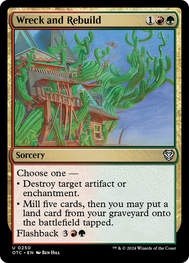 Wreck and Rebuild [Outlaws of Thunder Junction Commander]-1