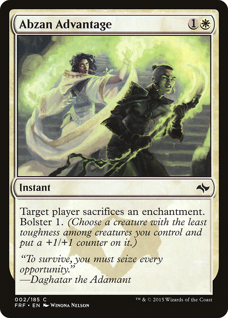 Abzan Advantage [Fate Reforged]-1