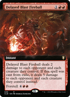 Delayed Blast Fireball (Extended Art) [Commander Legends: Battle for Baldur's Gate]-1