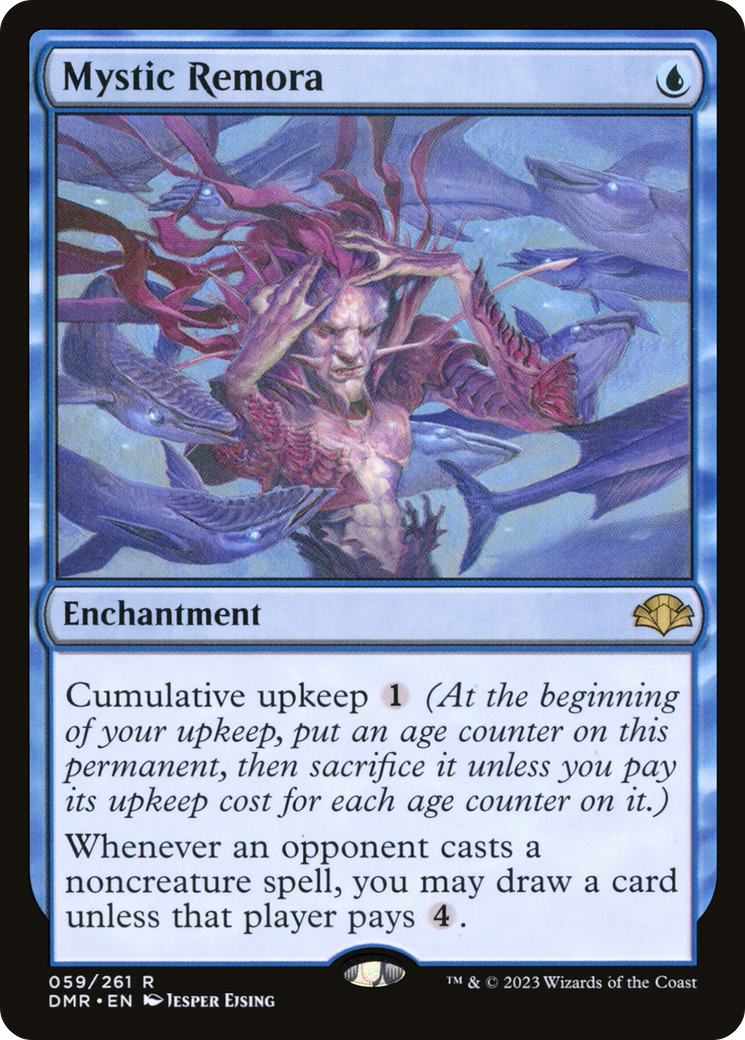 Mystic Remora [Dominaria Remastered]-1