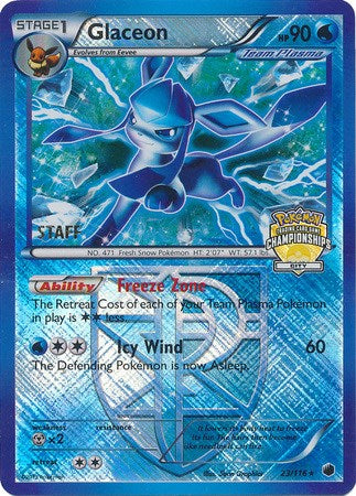 Glaceon (023/116) (City Championships) (Staff) [League & Championship Cards]-1