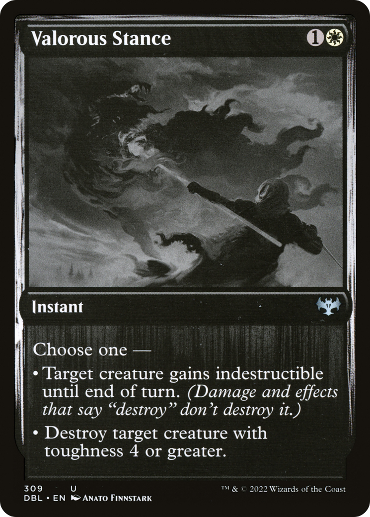 Valorous Stance (DBL-309) - Innistrad: Double Feature Foil-1