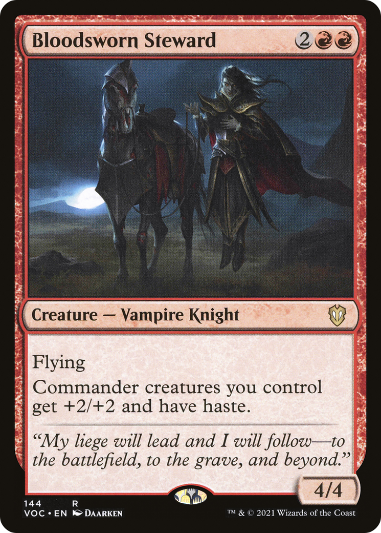 Bloodsworn Steward [Innistrad: Crimson Vow Commander]-1