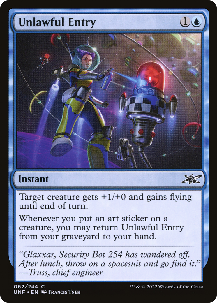 Unlawful Entry (UNF-062) - Unfinity Foil-1