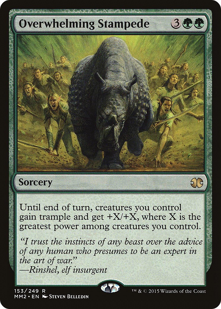 Overwhelming Stampede [Modern Masters 2015]-1