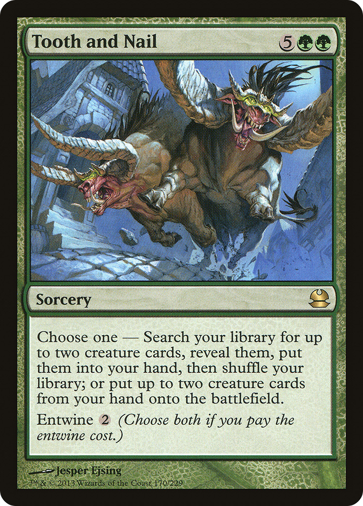 Tooth and Nail [Modern Masters]-1