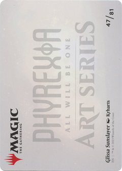 Glissa Sunslayer // Glissa Sunslayer (AONE-047) - Phyrexia: All Will Be One Art Series (Borderless) Foil-2