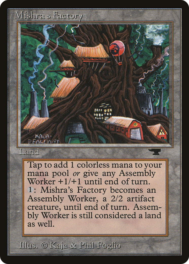 Mishra's Factory (Dark Green Background) [Antiquities]-1