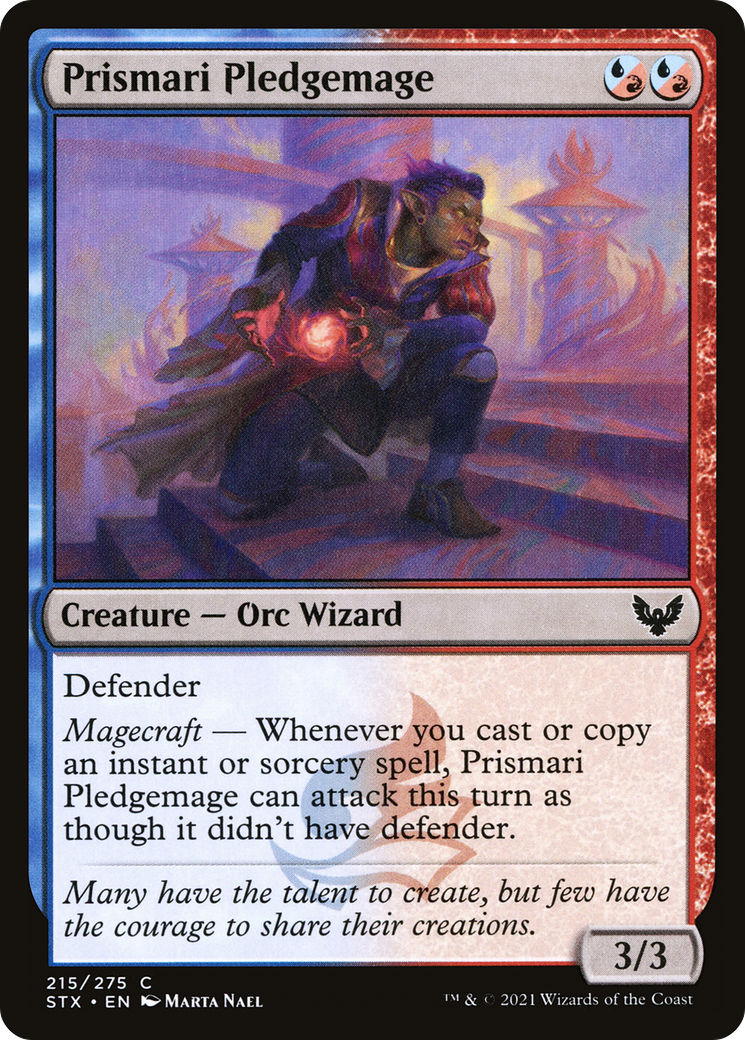 Prismari Pledgemage [Strixhaven: School of Mages]-1