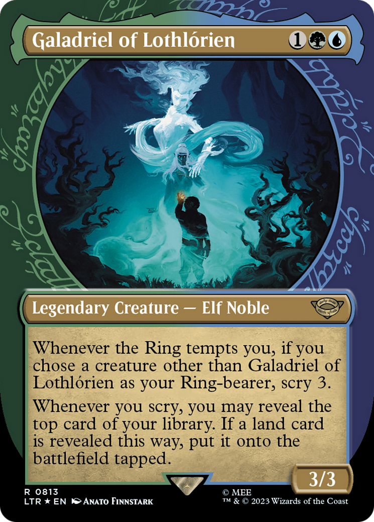 Galadriel of Lothlorien (Showcase) (Surge Foil) [The Lord of the Rings: Tales of Middle-Earth]-1
