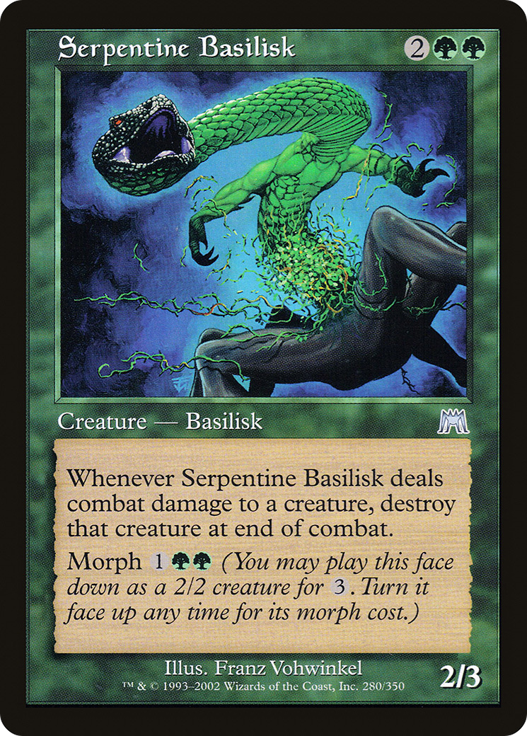 Serpentine Basilisk [Onslaught]-1