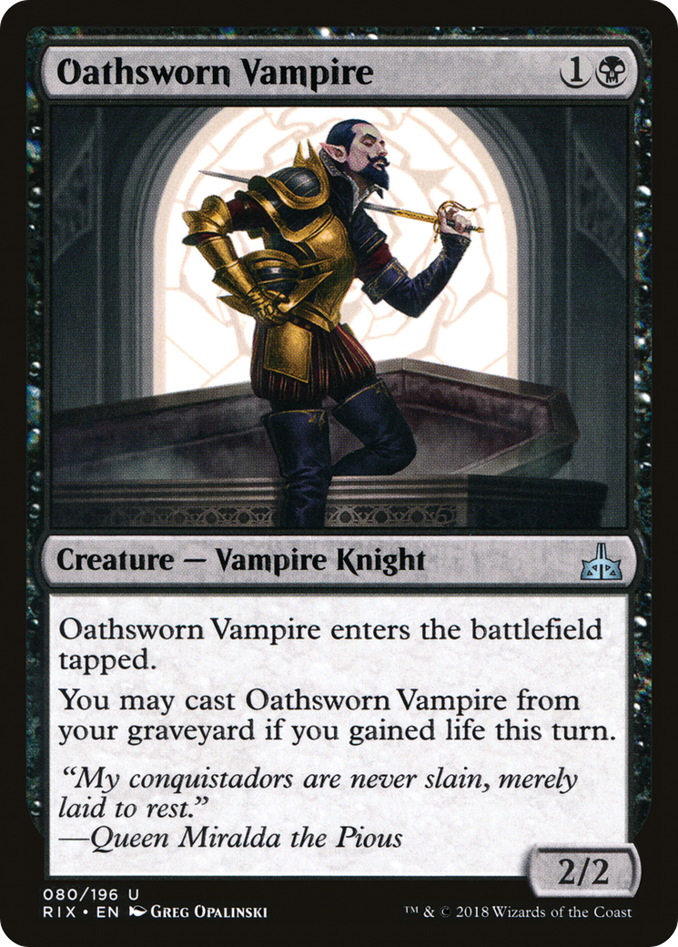 Oathsworn Vampire [Rivals of Ixalan]-1