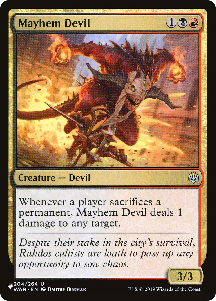 Mayhem Devil [The List]-1