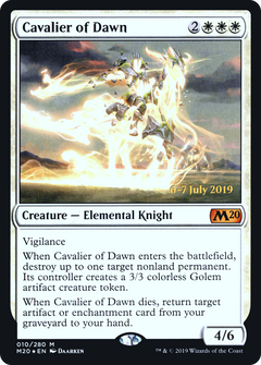 Cavalier of Dawn [Core Set 2020 Prerelease Promos]-1